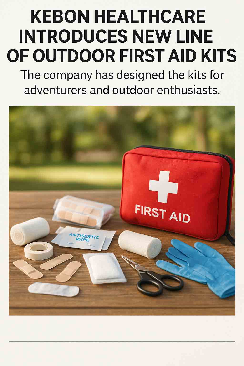 Kebon Healthcare introducerar en ny serie första hjälpen för utomhus