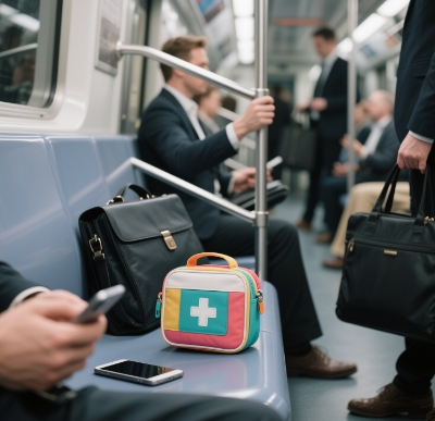 Kompakta första hjälpen -satser får popularitet bland urbana pendlare