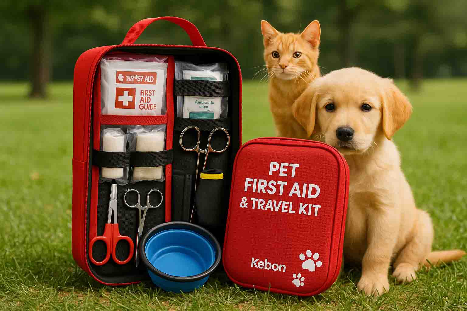 Kebon avslöjar Pet First Aid & Travel Kit för säkerhet på resan