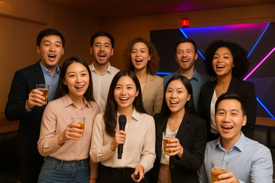 Kebon -teamet hittar sin rytm på KTV Night!