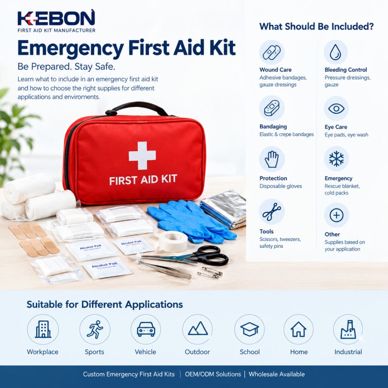 Emergency First Aid Kit: Vad ska ett komplett kit innehålla?