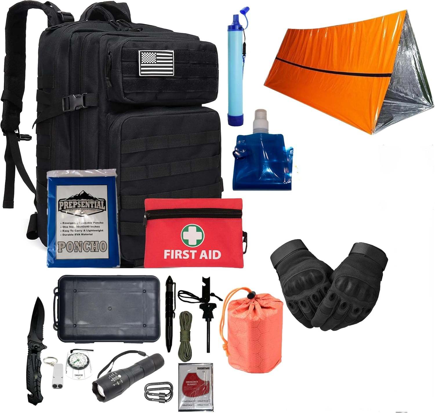 Survival Ryggsäck Klit 72 timmar